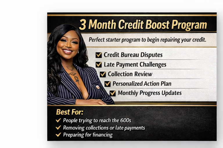 3-Month Credit Boost Program