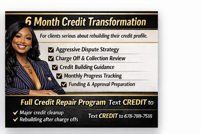 6-Month Credit Transformation